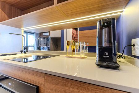 Studio para alugar com 25m², 1 quarto e sem vagaCozinha