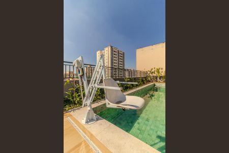 Studio para alugar com 25m², 1 quarto e sem vagaPiscina