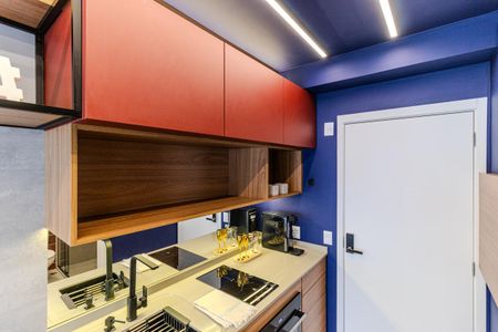 Studio para alugar com 25m², 1 quarto e sem vagaCozinha