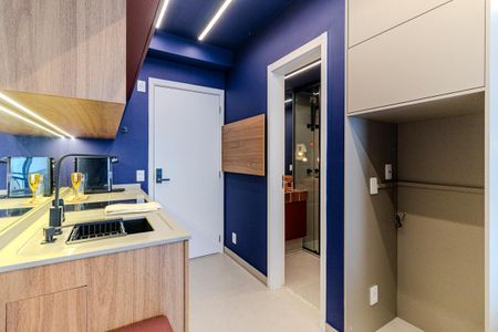 Studio para alugar com 25m², 1 quarto e sem vagaCozinha