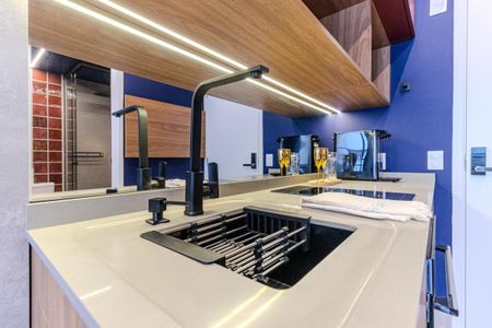 Studio para alugar com 25m², 1 quarto e sem vagaCozinha