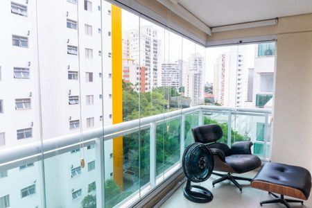 Sacada da Sala de apartamento para alugar com 1 quarto, 46m² em Vila Mascote, São Paulo