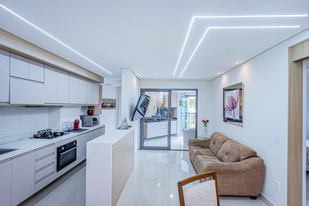 Sala de apartamento para alugar com 2 quartos, 71m² em City América, São Paulo