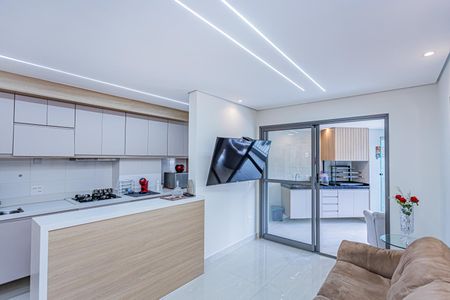 Sala de apartamento para alugar com 2 quartos, 71m² em City América, São Paulo
