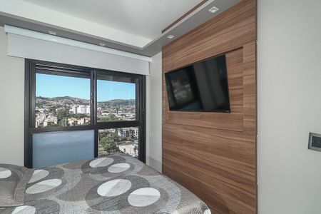Quarto Suíte de apartamento para alugar com 1 quarto, 42m² em Jardim do Salso, Porto Alegre