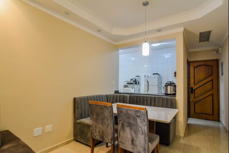 Sala de apartamento à venda com 3 quartos, 90m² em Vila Curuçá, Santo André