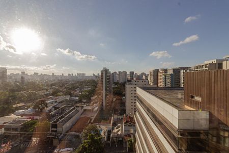 Vista da Sala de kitnet/studio à venda com 1 quarto, 60m² em Indianópolis, São Paulo