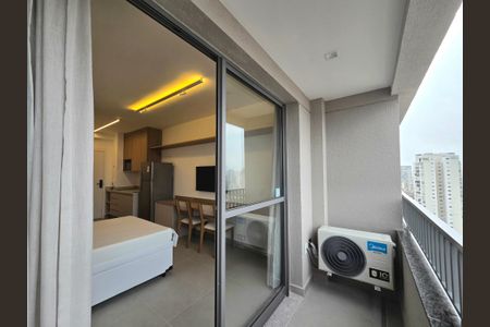 Studio para alugar com 25m², 1 quarto e sem vagaVaranda