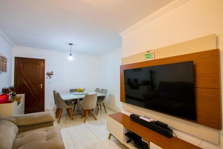Sala de apartamento à venda com 2 quartos, 49m² em Cidade Sao Jorge, Santo André