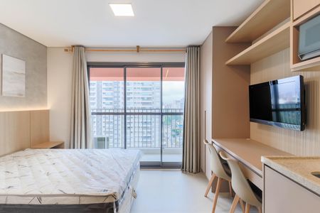 Studio de kitnet/studio para alugar com 1 quarto, 25m² em Santo Amaro, São Paulo