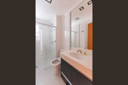 Banheiro de apartamento à venda com 3 quartos, 102m² em Vila Assunção, Santo André