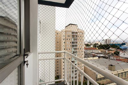 Varanda da Sala de apartamento para alugar com 3 quartos, 73m² em Vila Esperança, São Paulo