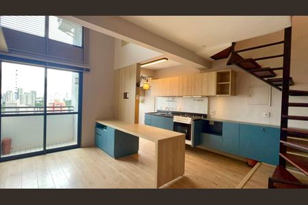 Sala de apartamento para alugar com 1 quarto, 50m² em Pinheiros, São Paulo