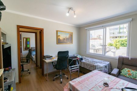 Sala de apartamento à venda com 1 quarto, 45m² em Menino Deus, Porto Alegre