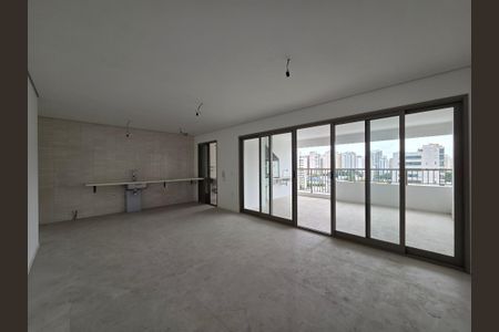 Sala/Cozinha de apartamento à venda com 3 quartos, 123m² em Moema, São Paulo