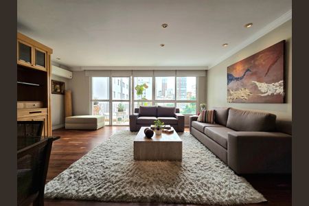 Sala de apartamento para alugar com 3 quartos, 120m² em Moema, São Paulo