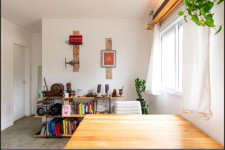 Sala/cozinha de apartamento à venda com 1 quarto, 41m² em Sítio da Figueira, São Paulo