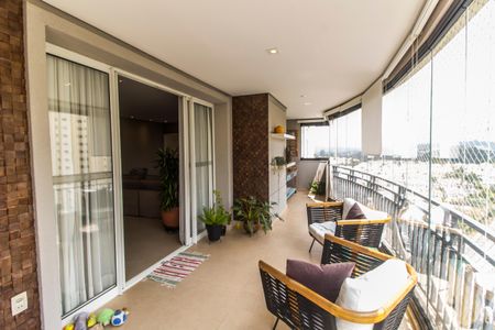 Varanda gourmet de apartamento à venda com 3 quartos, 201m² em Tamboré, Santana de Parnaíba