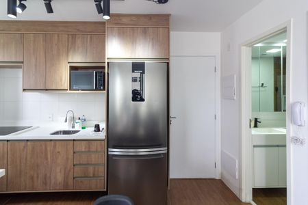 Apartamento à venda com 34m², 2 quartos e sem vaga Apartamento à venda com 34m², 2 quartos e sem vagaCozinha integrada com Área de Serviço