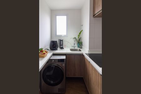 Apartamento à venda com 34m², 2 quartos e sem vaga Apartamento à venda com 34m², 2 quartos e sem vagaCozinha integrada com Área de Serviço