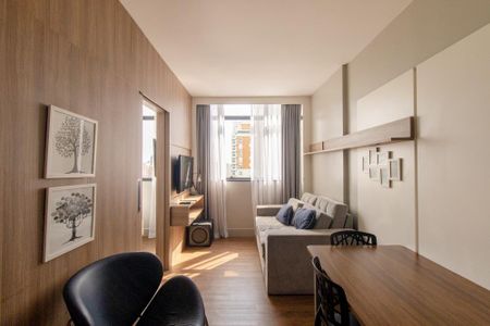 Sala de apartamento para alugar com 1 quarto, 36m² em Rebouças, Curitiba