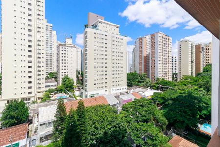 Sala - Vista de apartamento à venda com 3 quartos, 108m² em Campo Belo, São Paulo