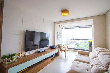 Sala de apartamento à venda com 3 quartos, 90m² em Vila Assunção, Santo André