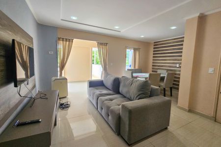 Sala de apartamento para alugar com 2 quartos, 150m² em Jardim Tres Marias, Guarujá