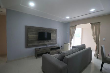 Sala de apartamento para alugar com 3 quartos, 150m² em Jardim Tres Marias, Guarujá