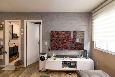 Sala de apartamento para alugar com 1 quarto, 34m² em Barra Funda, São Paulo