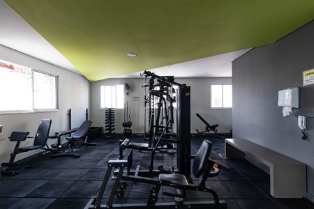 Apartamento para alugar com 34m², 1 quarto e sem vagaAcademia