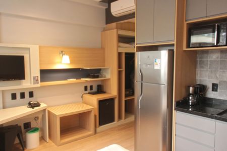 Studio de kitnet/studio para alugar com 1 quarto, 21m² em Gonzaga, Santos
