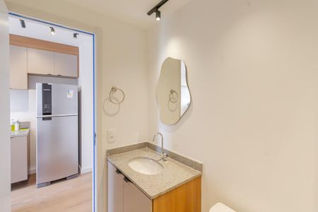 Studio para alugar com 28m², 1 quarto e sem vagaBanheiro