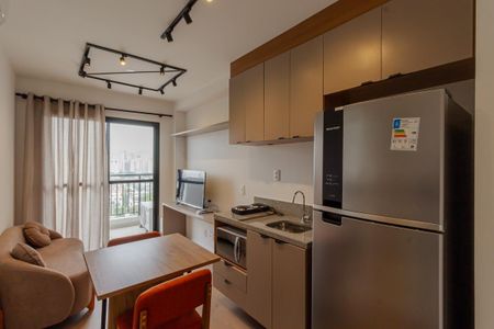 Studio de kitnet/studio para alugar com 1 quarto, 28m² em Indianópolis, São Paulo