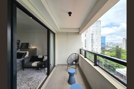 Studio para alugar com 30m², 1 quarto e 1 vagaVaranda