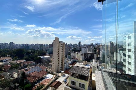Vista da Varanda  de apartamento à venda com 3 quartos, 110m² em Cidade Jardim, Belo Horizonte
