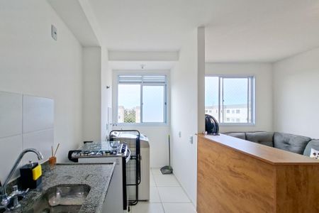 Cozinha  de apartamento para alugar com 2 quartos, 42m² em Vila Sonia, Praia Grande