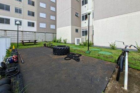 Apartamento para alugar com 42m², 2 quartos e 1 vaga Apartamento para alugar com 42m², 2 quartos e 1 vagaÁrea de ginástica