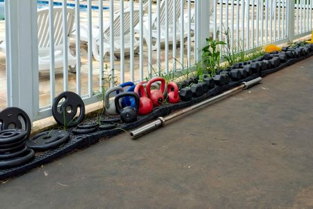 Apartamento para alugar com 42m², 2 quartos e 1 vaga Apartamento para alugar com 42m², 2 quartos e 1 vagaÁrea de ginástica