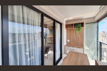 Apartamento para alugar com 28m², 1 quarto e sem vagaVaranda