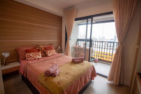 Sala / Quarto - Studio de kitnet/studio para alugar com 1 quarto, 23m² em Santo Amaro, São Paulo