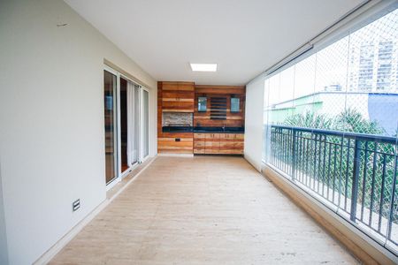 Varanda da Sala de apartamento à venda com 4 quartos, 317m² em Santo Amaro, São Paulo