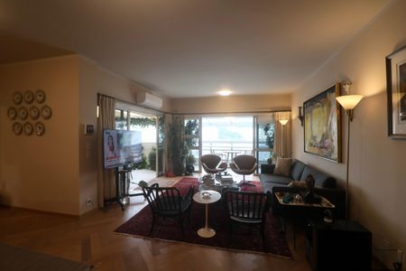 Sala de apartamento para alugar com 3 quartos, 144m² em Vila Luis Antonio, Guarujá