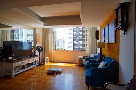 Sala de apartamento à venda com 3 quartos, 110m² em Rio Branco, Porto Alegre