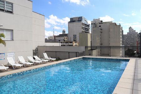 Apartamento à venda com 38m², 1 quarto e 1 vagaPiscina