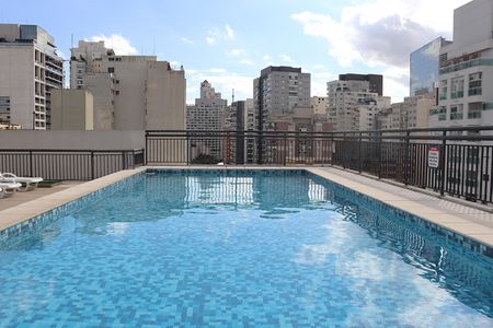 Apartamento à venda com 38m², 1 quarto e 1 vagaPiscina