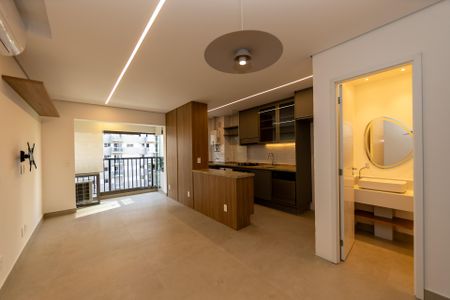 Sala-Cozinha de apartamento para alugar com 1 quarto, 51m² em Alphaville Industrial, Barueri