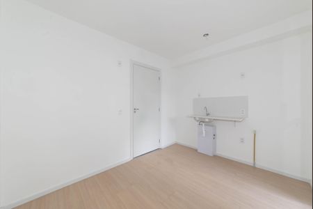 Sala - Cozinha Integrada de apartamento para alugar com 2 quartos, 29m² em Santo Amaro, São Paulo
