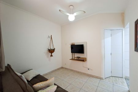 Sala de apartamento para alugar com 1 quarto, 38m² em Guilhermina, Praia Grande