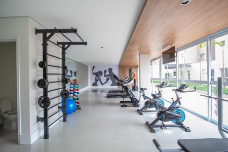 Apartamento à venda com 76m², 2 quartos e 2 vagasÁrea comum - Academia